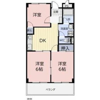 間取図 近鉄名古屋線/近鉄長島駅 徒歩7分 3階 築26年