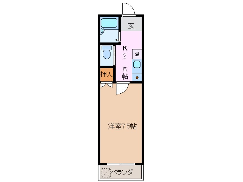 間取図 三岐鉄道北勢線/星川駅 徒歩28分 2階 築26年