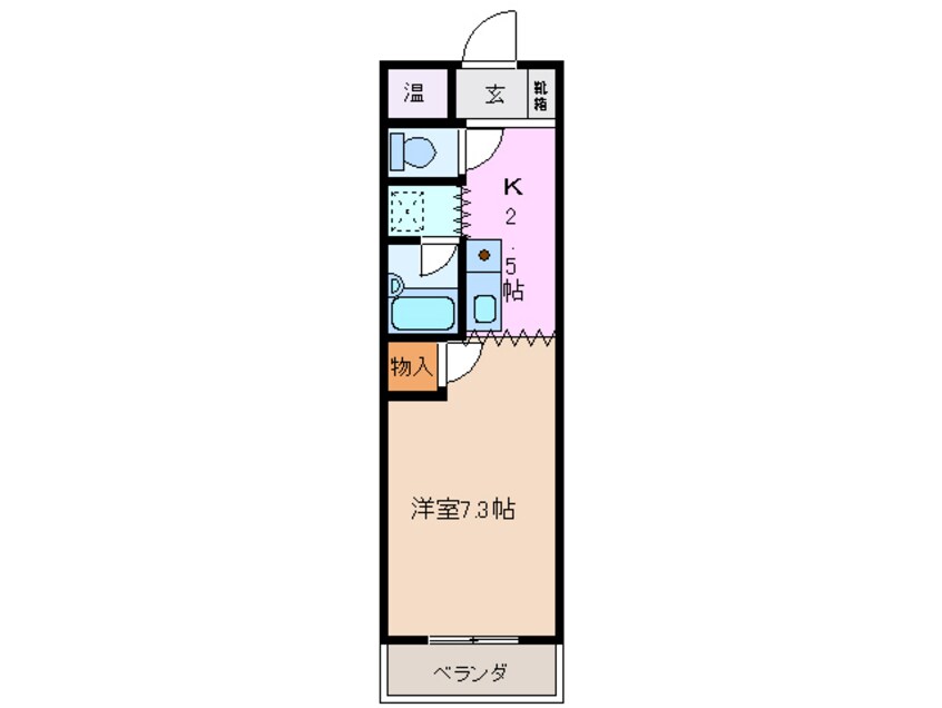 間取図 近鉄名古屋線/益生駅 徒歩29分 3階 築26年