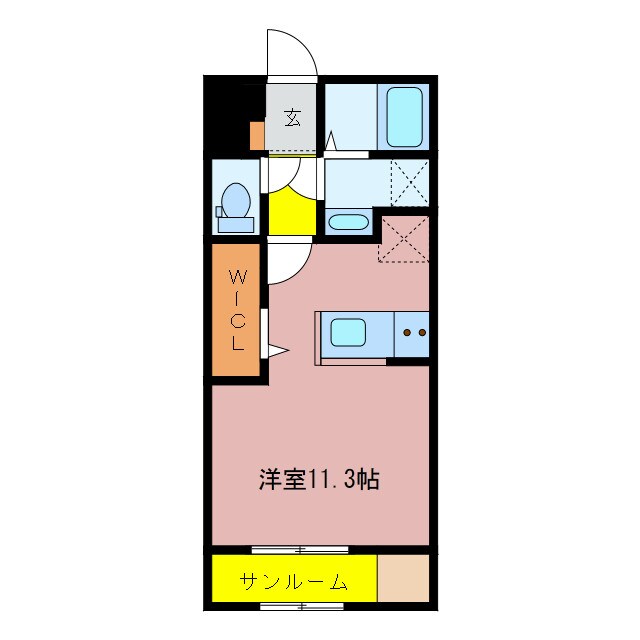 間取り図 三岐鉄道北勢線/星川駅 徒歩8分 1階 築4年