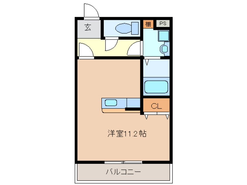 間取図 養老鉄道養老線/多度駅 徒歩13分 1階 築17年