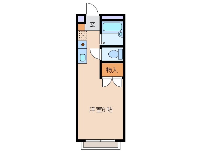 間取図 養老鉄道養老線/播磨駅 徒歩12分 1階 築29年