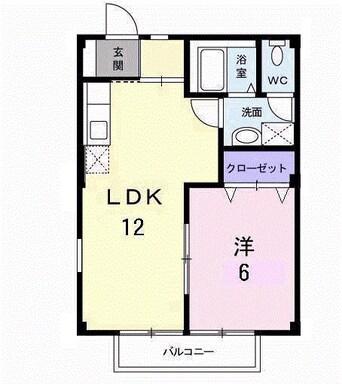 間取図 近鉄名古屋線/近鉄長島駅 徒歩12分 1階 築25年