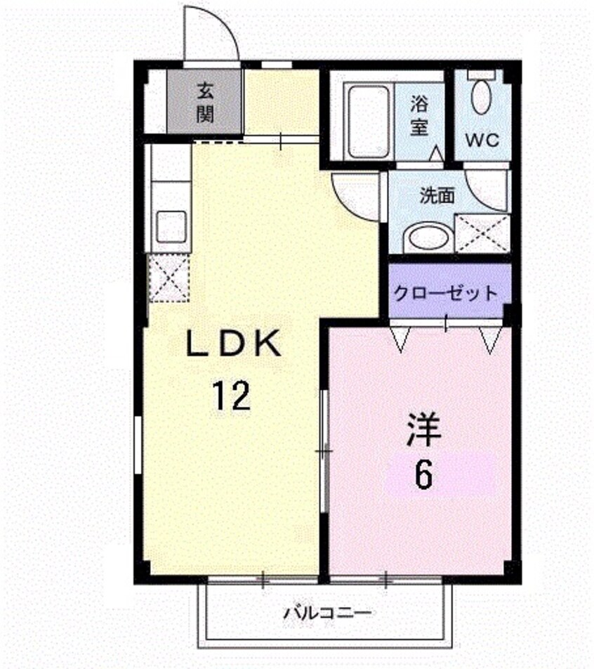 間取図 近鉄名古屋線/近鉄長島駅 徒歩12分 1階 築25年