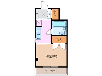 間取図 近鉄名古屋線/桑名駅 徒歩15分 2階 築30年