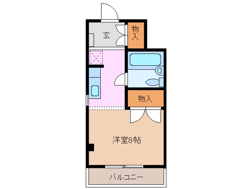 間取図 近鉄名古屋線/桑名駅 徒歩15分 2階 築30年