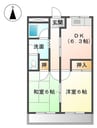 近鉄名古屋線/近鉄長島駅 徒歩8分 1階 築34年 2DKの間取り