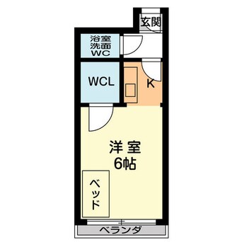 間取図 関西本線（東海）/桑名駅 徒歩5分 8階 築34年