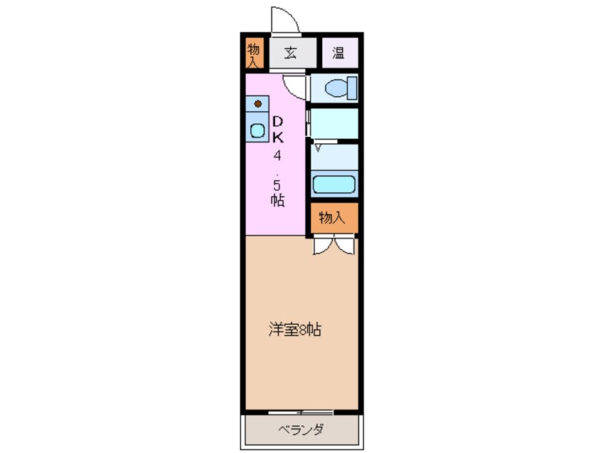 間取図 三岐鉄道北勢線/星川駅 徒歩10分 1階 築27年