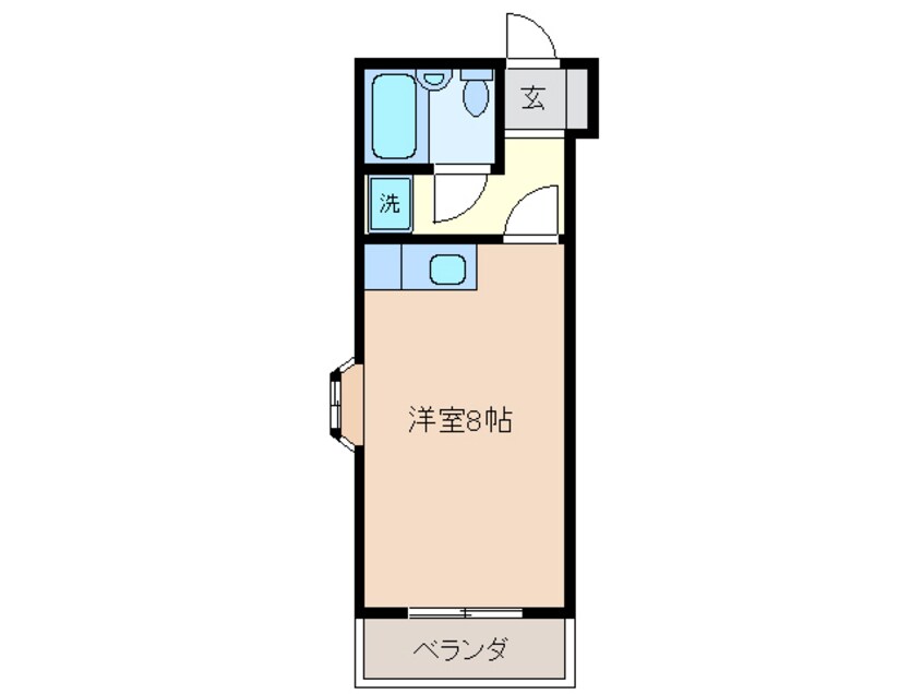 間取図 関西本線（東海）/桑名駅 徒歩12分 4階 築36年