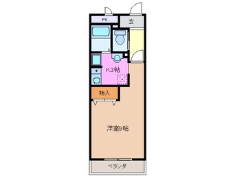 間取図 養老鉄道養老線/播磨駅 徒歩13分 2階 築21年