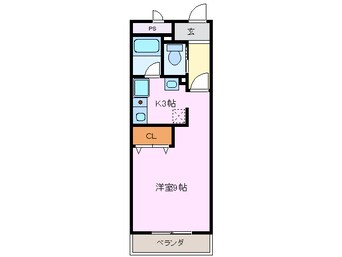 間取図 養老鉄道養老線/播磨駅 徒歩13分 3階 築21年