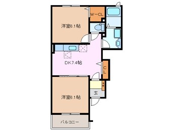 間取図 養老鉄道養老線/播磨駅 徒歩13分 1階 築13年