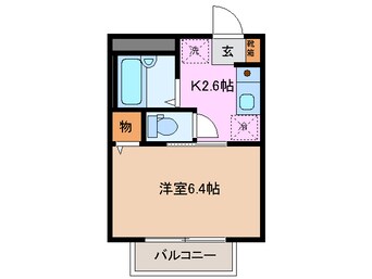 間取図 養老鉄道養老線/播磨駅 徒歩8分 2階 築23年