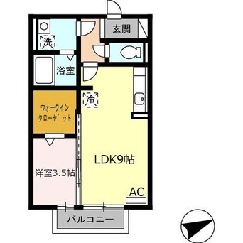 間取図 近鉄名古屋線/益生駅 徒歩19分 2階 築15年