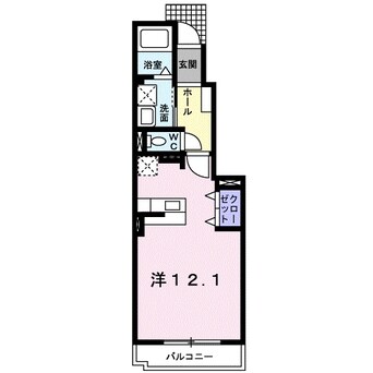 間取図 近鉄名古屋線/伊勢朝日駅 徒歩33分 1階 築12年