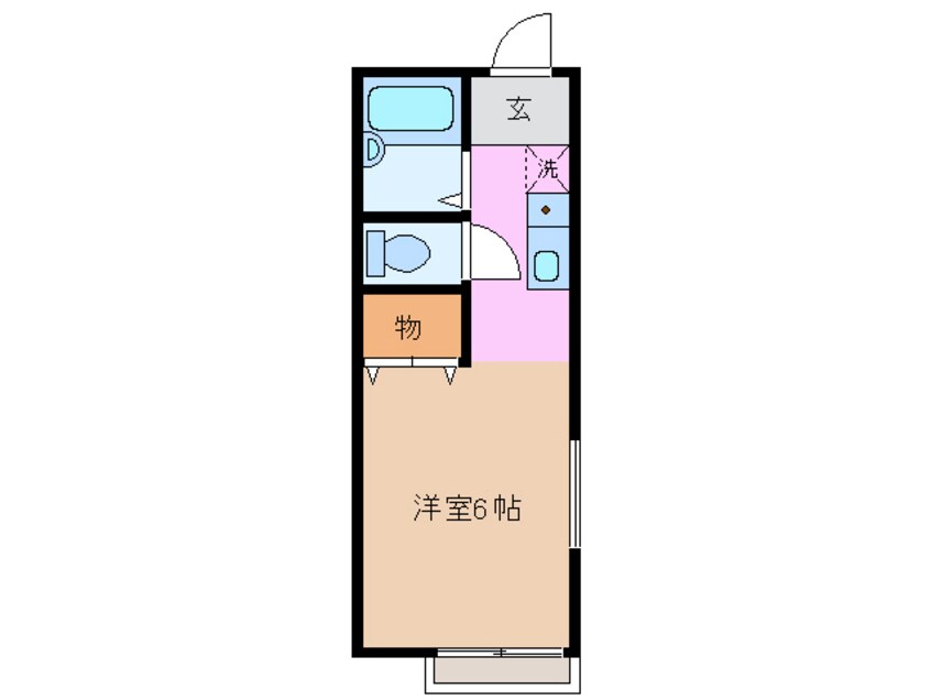 間取図 養老鉄道養老線/播磨駅 徒歩15分 2階 築29年