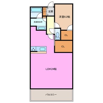 間取図 関西本線（東海）/桑名駅 徒歩3分 10階 築5年