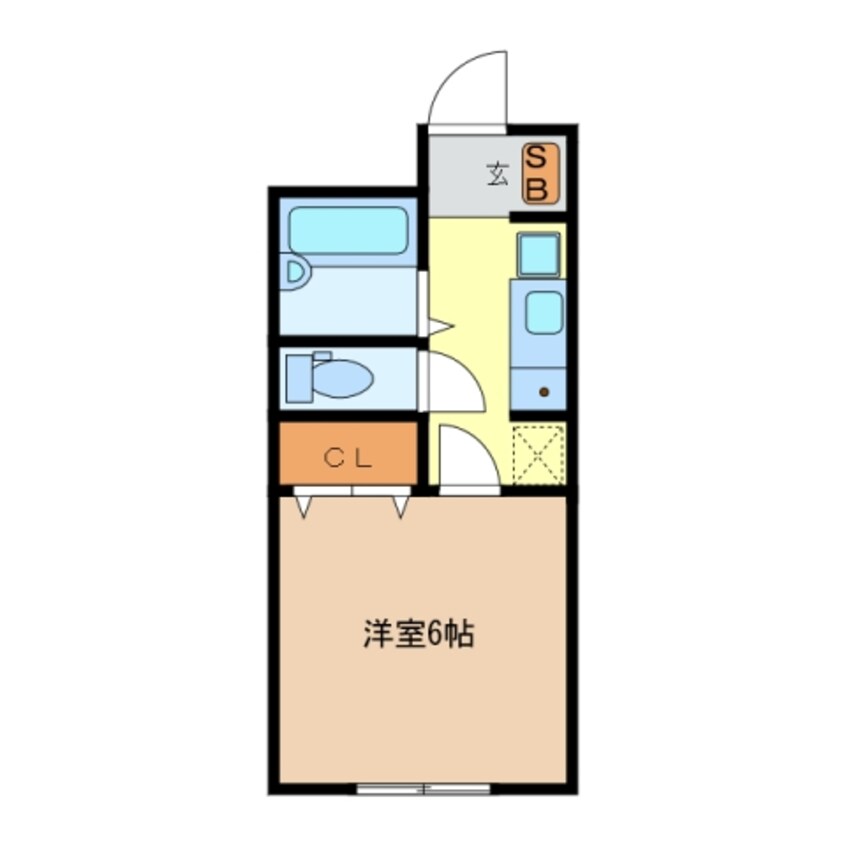 間取図 三岐鉄道北勢線/七和駅 徒歩9分 2階 築20年