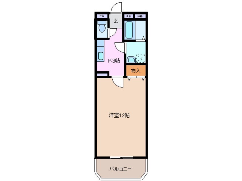 間取図 三岐鉄道北勢線/蓮花寺駅 徒歩5分 1階 築17年