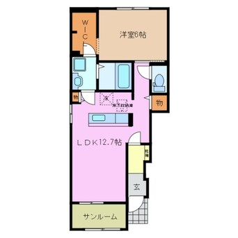 間取図 近鉄名古屋線/近鉄長島駅 徒歩14分 1階 築5年