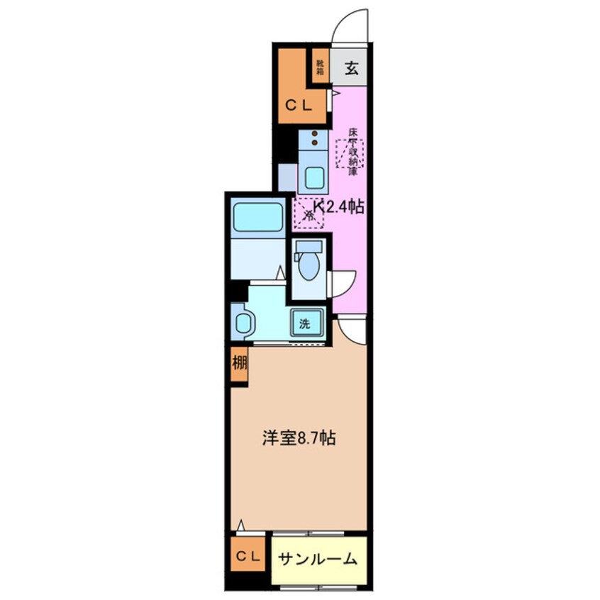 間取図 近鉄名古屋線/益生駅 徒歩22分 1階 1年未満