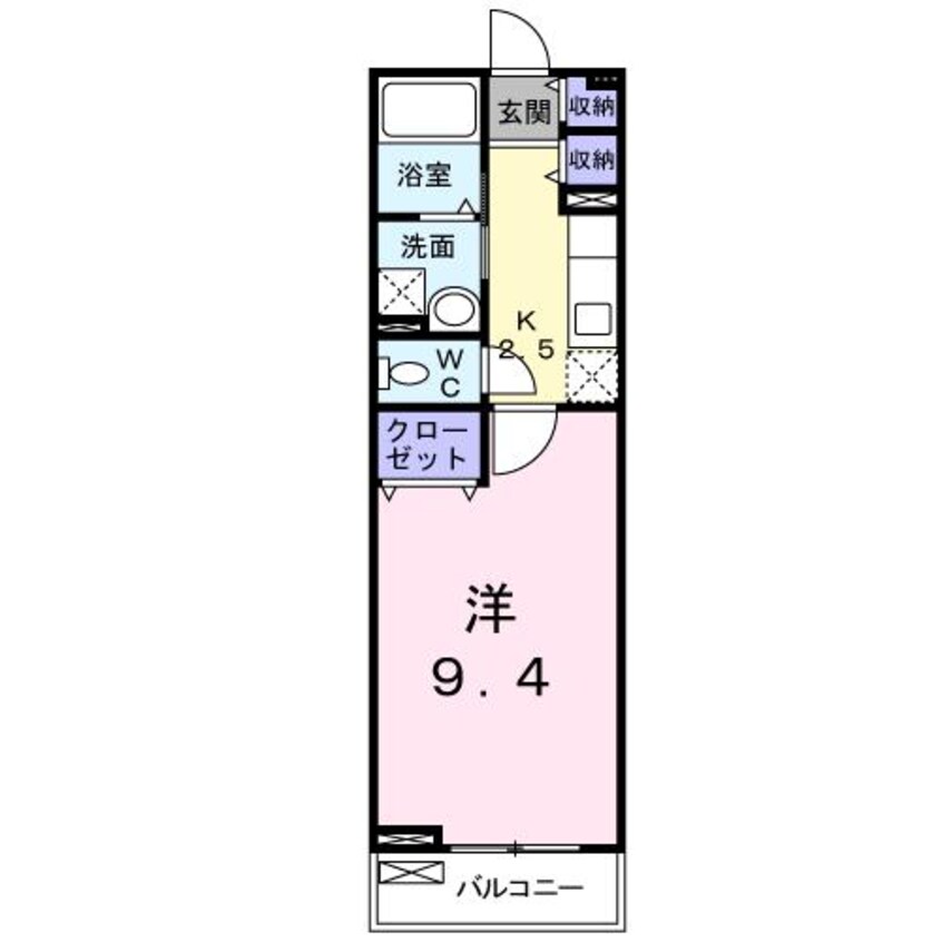 間取図 近鉄名古屋線/桑名駅 徒歩13分 2階 築14年