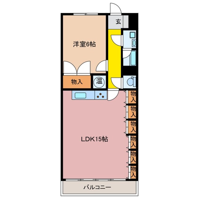 間取図 関西本線（東海）/桑名駅 徒歩2分 10階 築43年