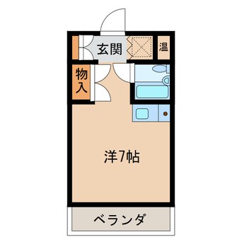 間取図 近鉄名古屋線/桑名駅 徒歩5分 3階 築27年