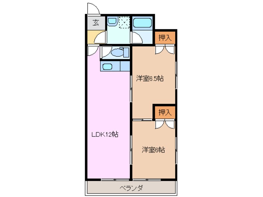 間取図 パークビレッジ津