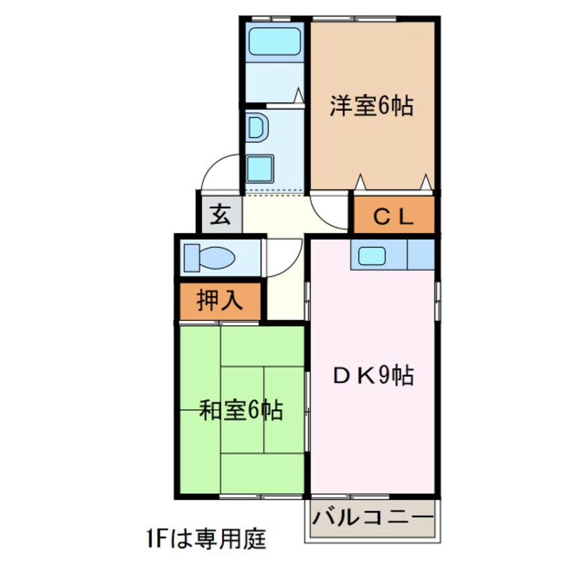 間取図 エスポワールＢ棟