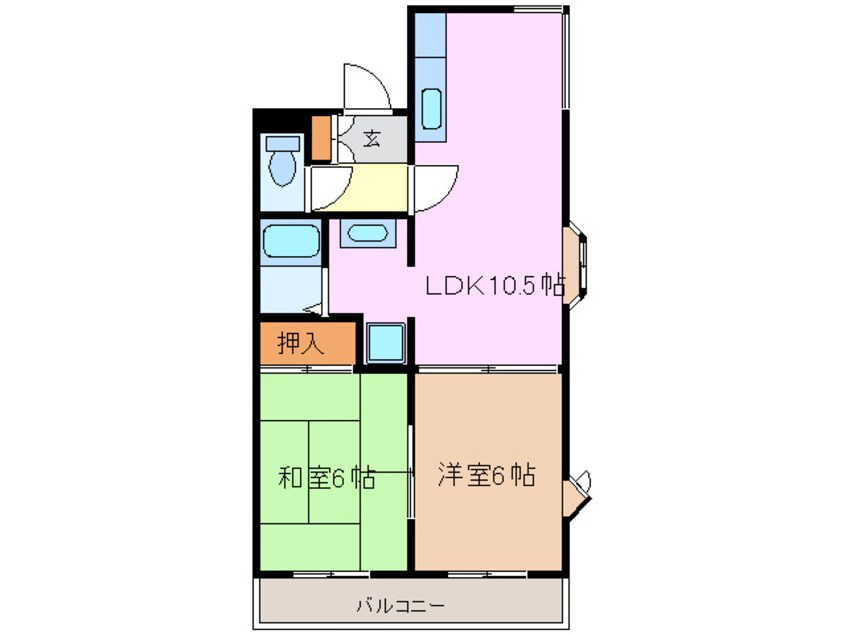 間取図 サニー藤水