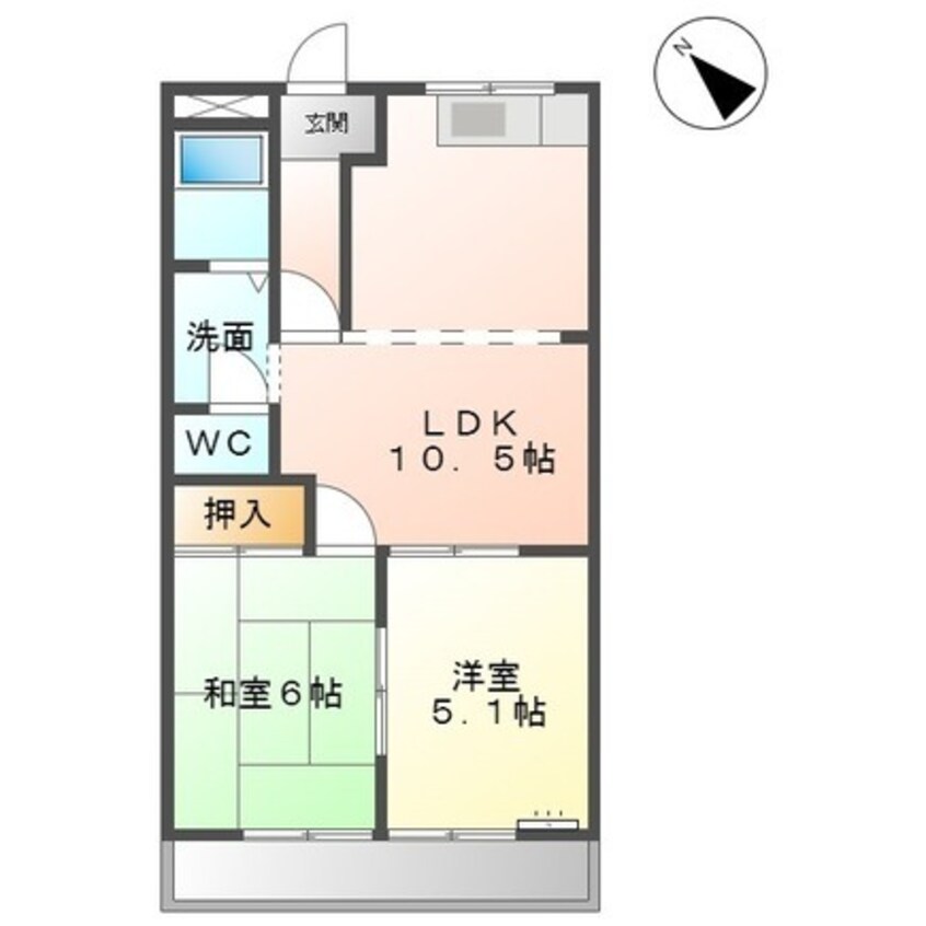 間取図 レジデンス１６５