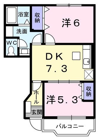 間取図 カーサ・エテルノ　Ａ棟