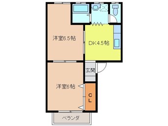 間取図 マンション海馬　A棟