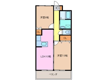 間取図 グランシャリオⅠ