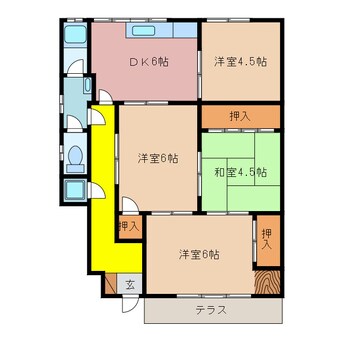 間取図 杉山ハイツ