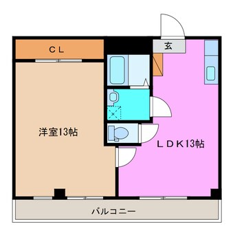 間取図 林ビル