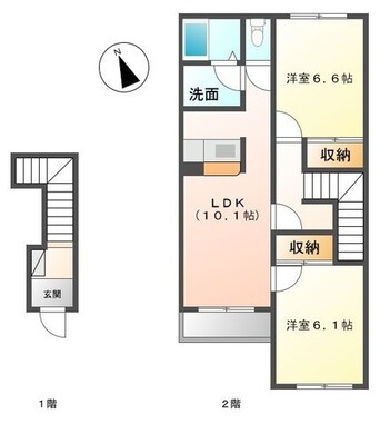 間取図 エスポワール