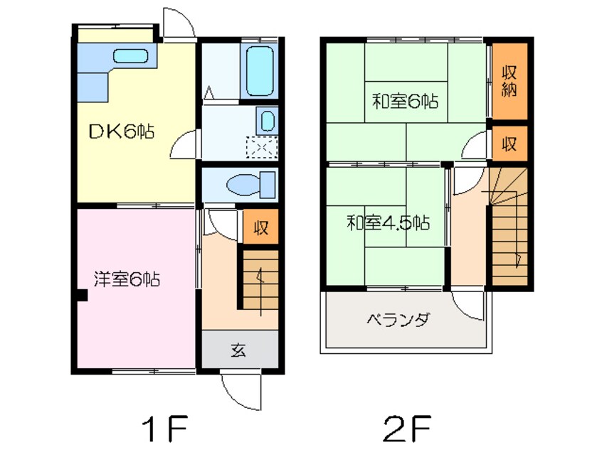 間取図 タウンハウス恵