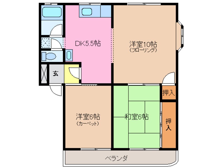 間取図 グレースハイツ