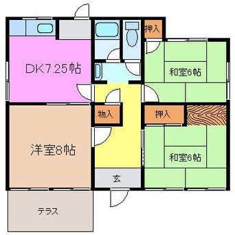 間取図 垂水貸家Ⅲ