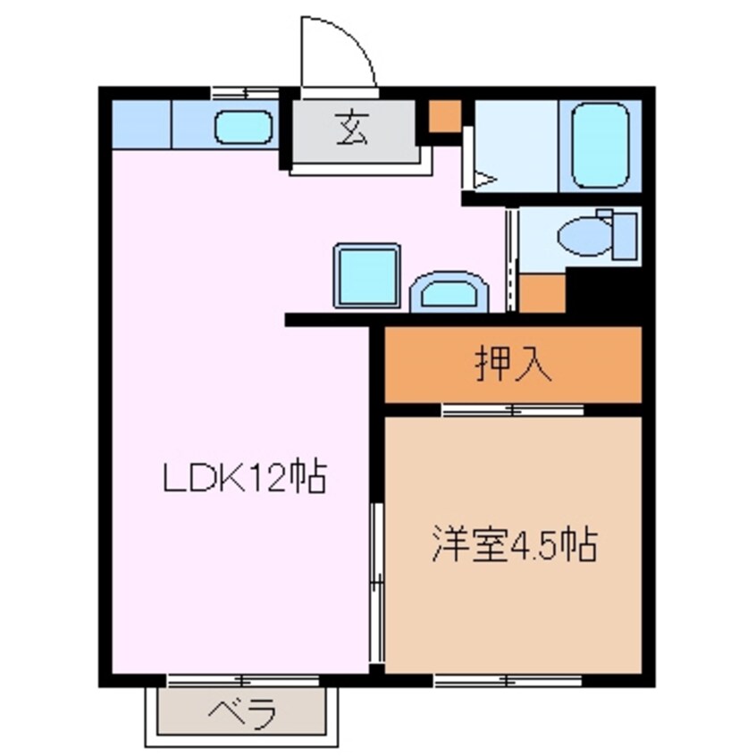 間取図 ピレーネ垂水