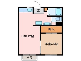 間取図 ピレーネ垂水