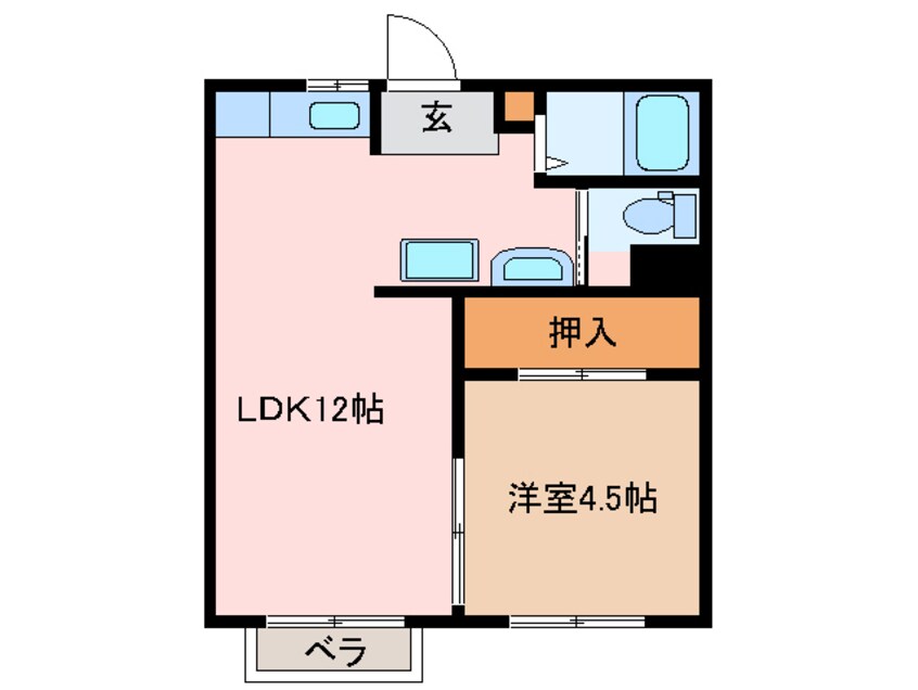 間取図 ピレーネ垂水