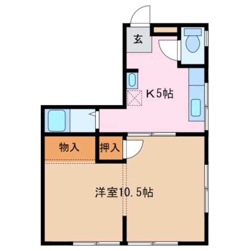 間取図 第二伊勢中川ハイツ