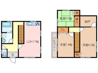 間取図 齋藤様貸家