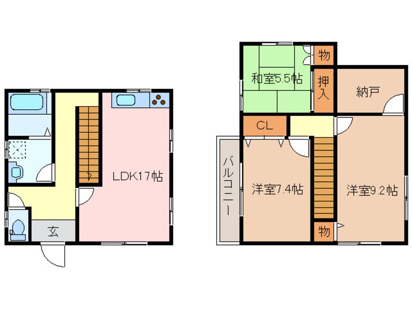 間取図 齋藤様貸家