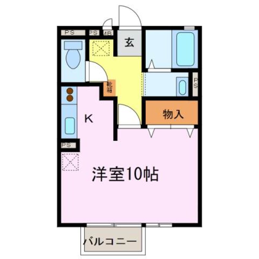 間取図 エクレール