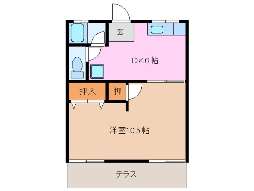 間取図 コーポ宏